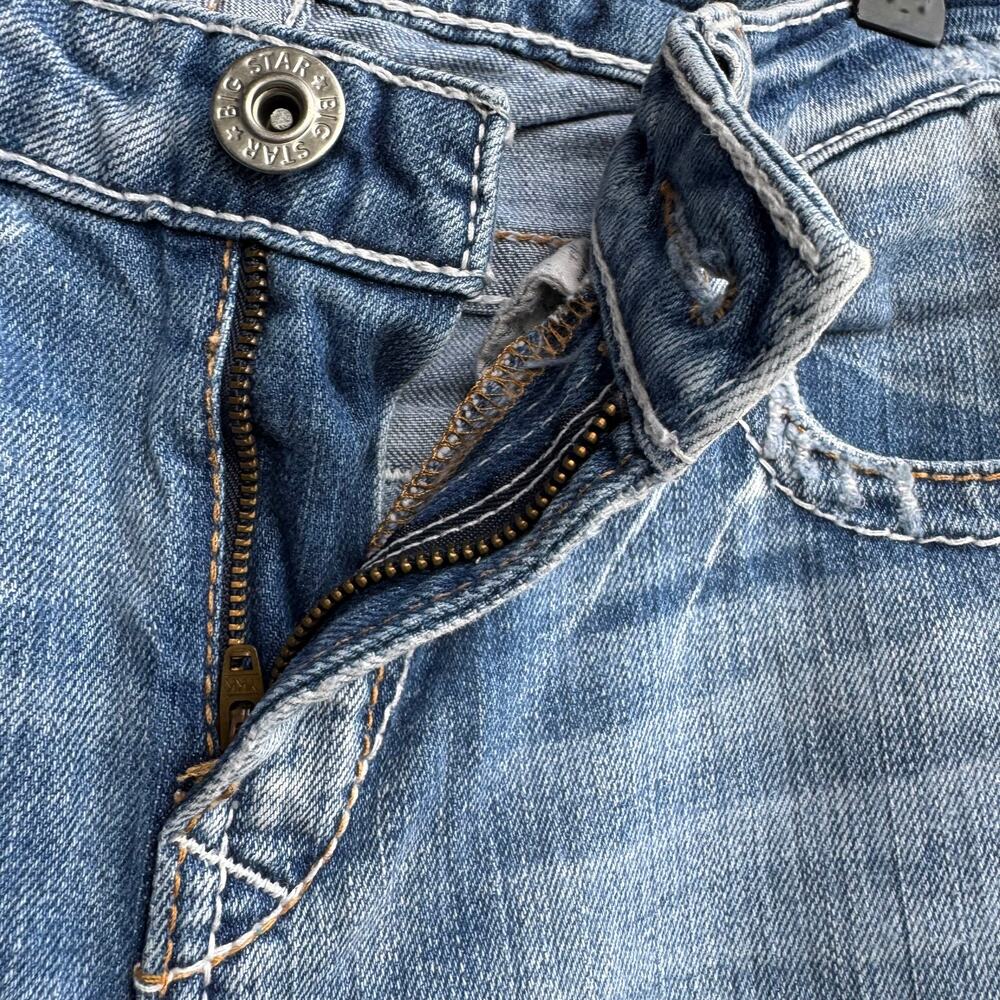 Big Star Remy Low Rise Bootcut Jeans Size 32L Distressed Y2K - Picture 8 of 10